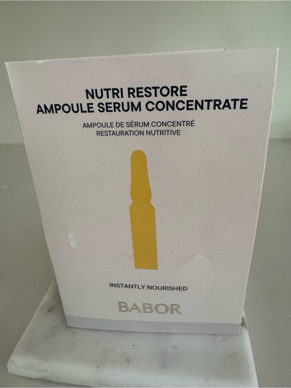 Barbor Nutri Restore Ampoule Serum Concentrate - Yellow new travel size